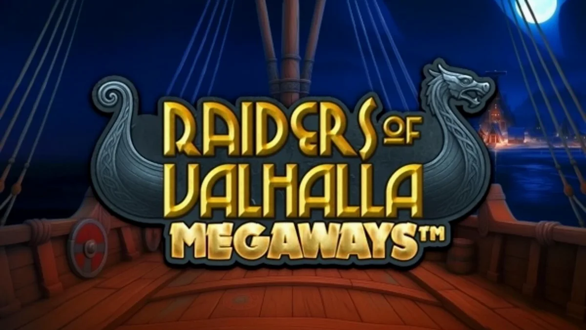 Pemandangan epik medan perang Valhalla dalam slot Raiders of Valhalla Megaways